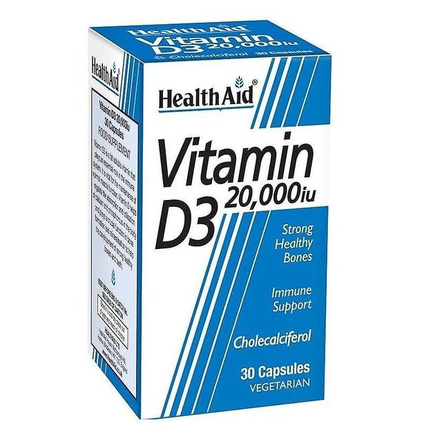 Health Aid HealthAid Vitamine D3 20 000iu Capsules 30 on Productcaster.