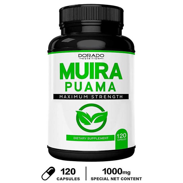 Vorallme Premium Muira Puama Root Extract Capsules 1000 Mg - Made In The Usa - Quality Assured Gluten Free & Non-gmo 120 Capsules on Productcaster.