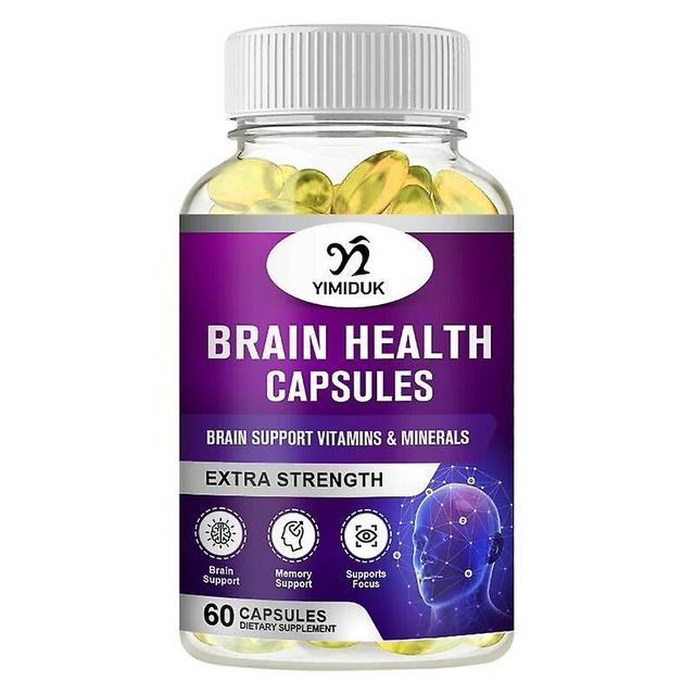 Vorallme Phosphatidylserine Capsule Brain Booster Nootropics Förbättra Minne Och Fokus Smartare Hjärnhälsa Tillägg 1 flaskor 60pcs on Productcaster.