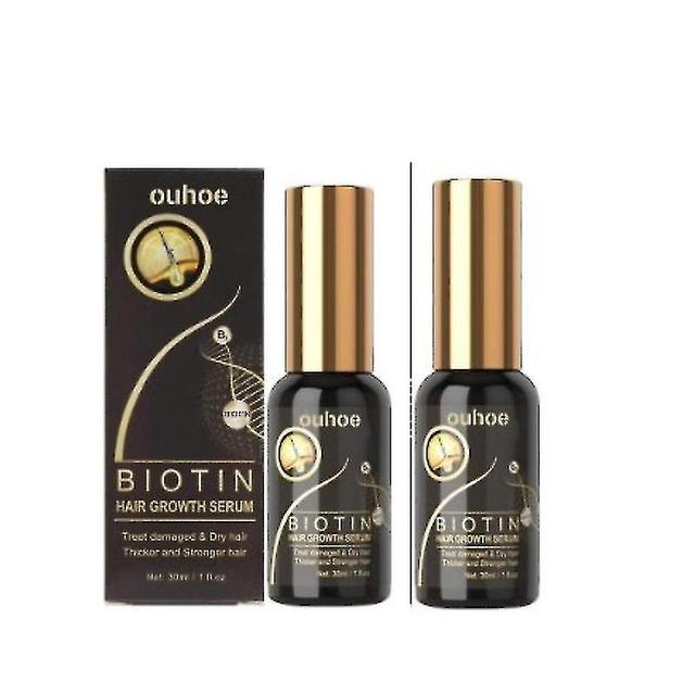 2 Pcs Ouhoe Biotin Hair Generating Essential Oil Fast And Powerful Repair Hairline Damaged Anti-loss Dense_Feb on Productcaster.