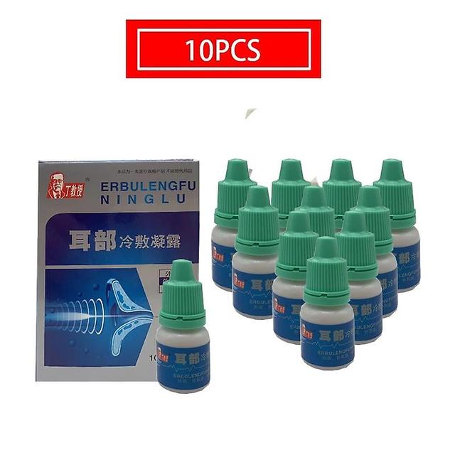 Hywell 10PCS Chinese Herbal Ear Drops Liquid For Tinnitus Deafness Sore Acute Otitis Drops Health Caring Inner Ear Cleansing Drops on Productcaster.