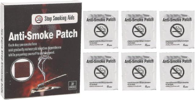 30/60pcs Stop Smoking Aid Patches, Safety Herbal Extract Stickers For Smoking Cessonation, Easy To Stop Smoking Get Out Of Bad Habits 30pcs on Productcaster.