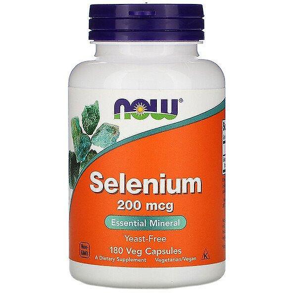 NOW Foods Ora Alimenti, Selenio, 200 mcg, 180 Veg Capsule on Productcaster.