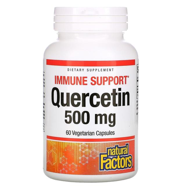 Natural Factors, Quercetin, 500 mg, 60 Vegetarian Capsules on Productcaster.