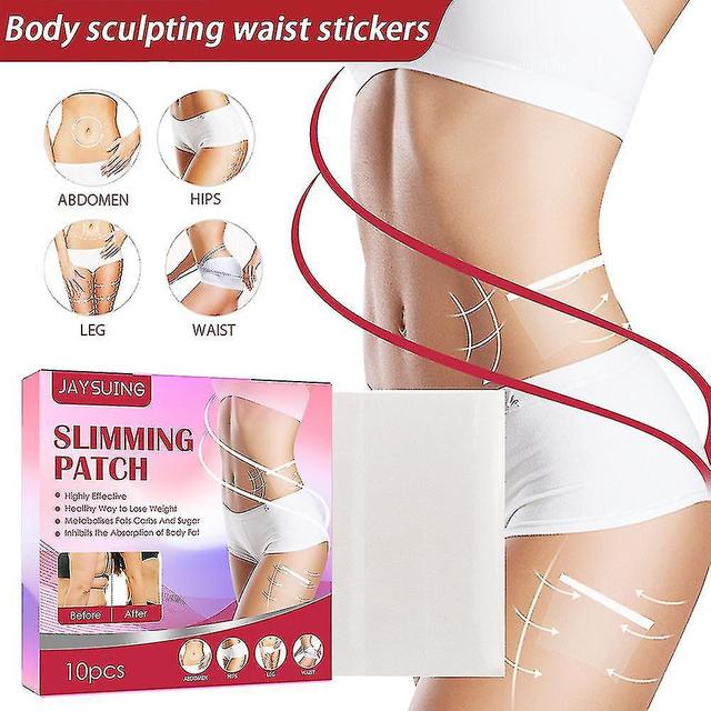 10pcs Body Shaping Plaster Fat Burning Abdominal Fat Away Sticker Quick Slimming on Productcaster.