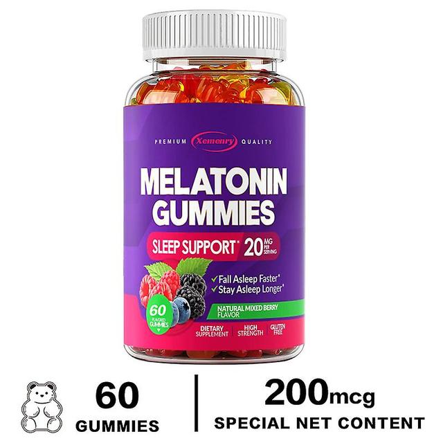 Vorallme Melatonin 20mg Adult Gummies Bonbons gélifiés pour le sommeil à force maximale avec 10 mg de mélatonine par gomme - Délicieuse saveur de b... on Productcaster.