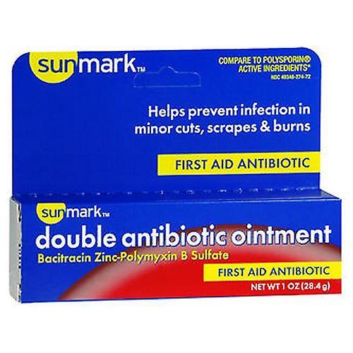 Sunmark Solmærke dobbelt antibiotisk salve, antal af 1 (pakke med 2) on Productcaster.