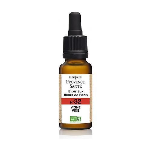 Provence Sante Organic vine 20 ml of floral elixir on Productcaster.