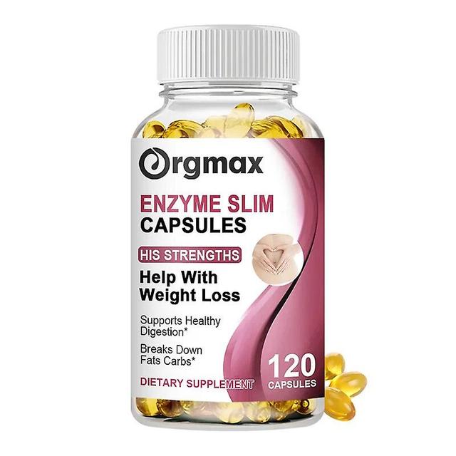 Orgmax Kolagen Enzym Kapsułki Ferment Tłumienie apetytu Spalacz tłuszczu Kontrola wagi Keto Suplement diety TIB TIB . 60sztuk Enzyme Capsules on Productcaster.