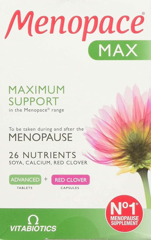 Vitabiotics Menopace Max, 84 total Capsules and Tablets on Productcaster.