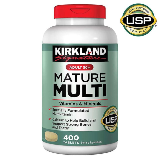 Kirkland signature adult 50+ mature multi tablets, 400 ea on Productcaster.