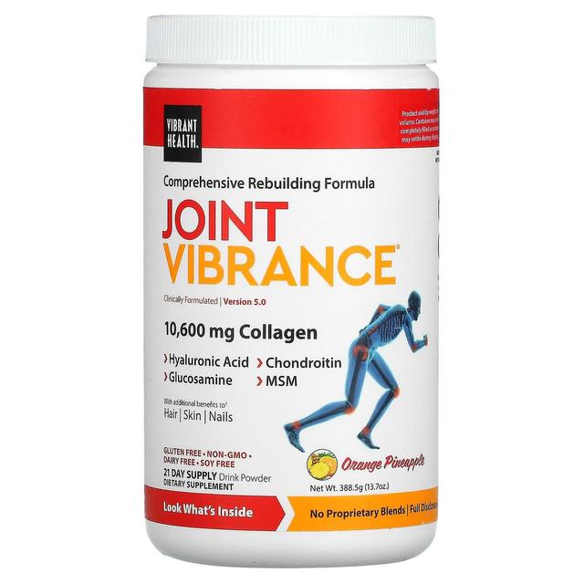 Vibrant Health, Joint Vibrance, Version 5.0, Orange Pineapple, 13.7 oz (388.5 g) on Productcaster.