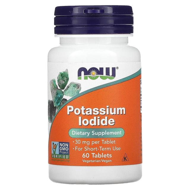 NOW Foods NOW Alimentos, Iodeto de potássio, 30 mg, 60 comprimidos on Productcaster.