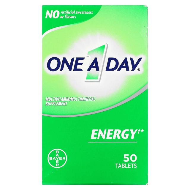 One A Day One-A-Day, Energia, Suplement multiwitaminowy/multimineralny, 50 tabletek on Productcaster.