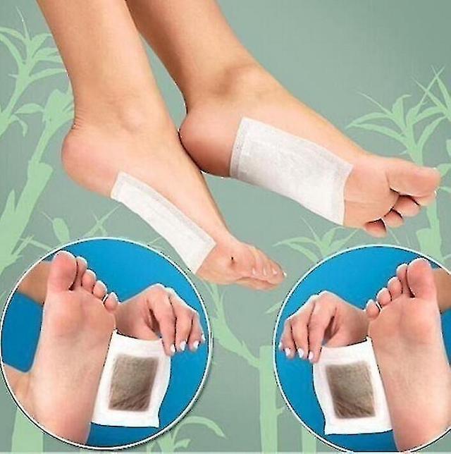 Saret 100pcs Detox Foot Pad Patches Remove Harmful Body Toxins Sleep Herbal Cleanse on Productcaster.