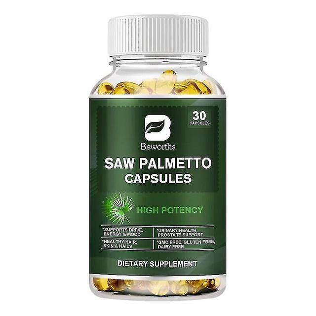 Saw Palmetto Prostate Supplements Reduce Prostate Inflammation Dht Blocker Hair Growth For Men To Reduce Balding&hair Thinning 30pcs on Productcaster.