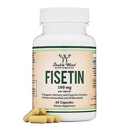 Double Wood Supplements Kapsuly Fisetin - 100 mg, 60 Počet on Productcaster.