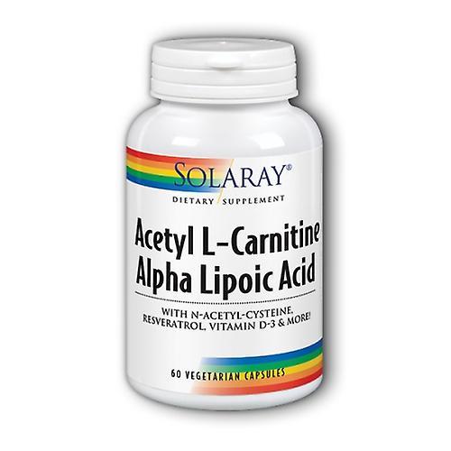 Solaray Acetyl L-Carnitine Alpha Lipoic Acid, 60 Caps (Pack of 1) on Productcaster.