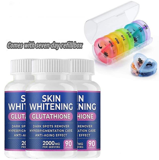 Glutathione Whitening Pills - 90 Capsules 2000 Mg Glutathione - Effective Skin Whitening Supplement - Dark Spot, Melasma & Acne Scar Remover, Hyper... on Productcaster.