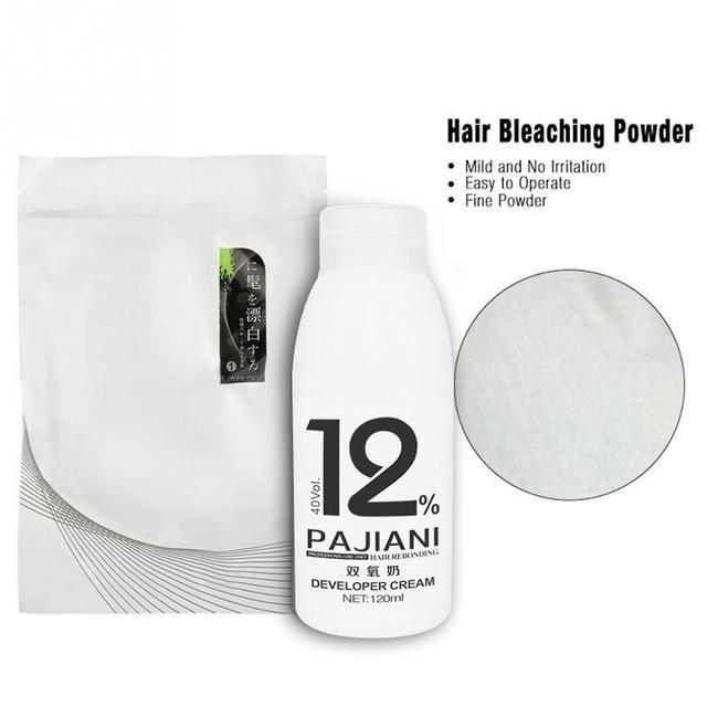 Hair Whitening Dye Cream Bleaching Salon Hairdressing Powder With Dioxygen Milk Qinhai A on Productcaster.