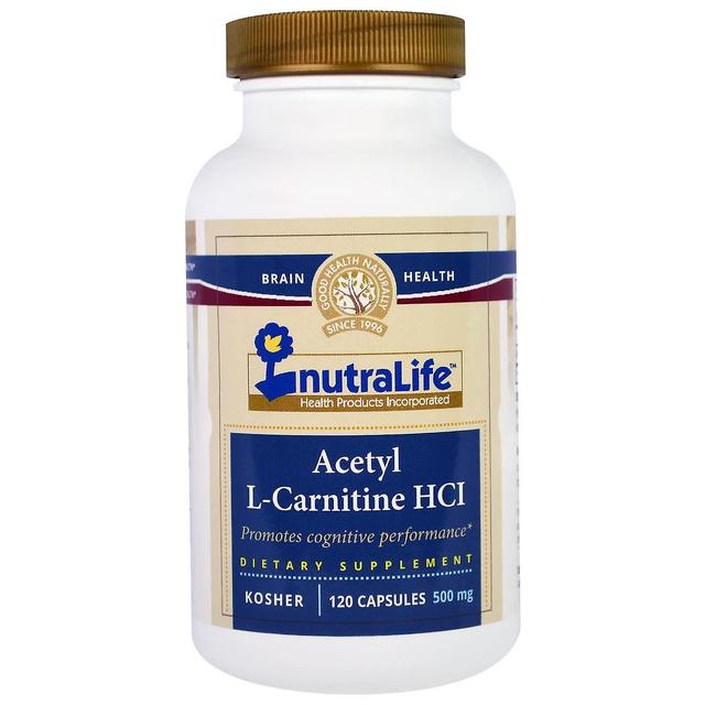 NutraLife, Acetil L-Carnitina HCI, 500 mg, 120 Capsule on Productcaster.