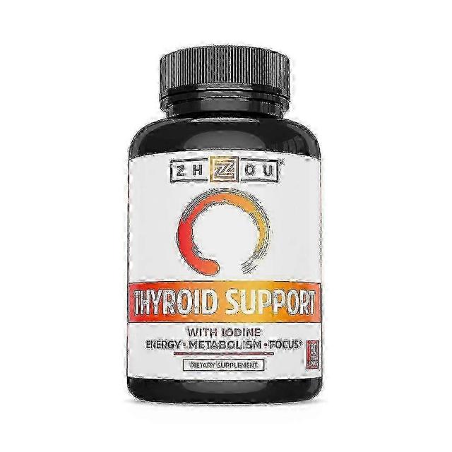 Zhou nutrition thyroid support with iodine, capsules, 60 ea on Productcaster.