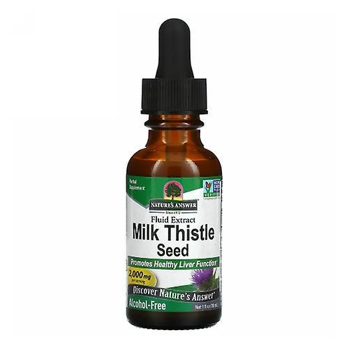 Nature's Answer Milk Thistle, ALKOHOL FREE, 1 OZ (balenie po 4) on Productcaster.