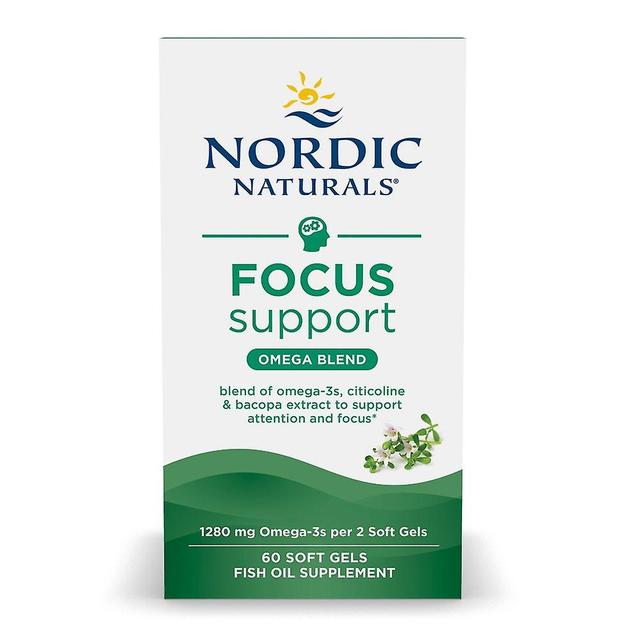 Nordic naturals focus support 60 soft gels lemon (formerly omega focus) on Productcaster.