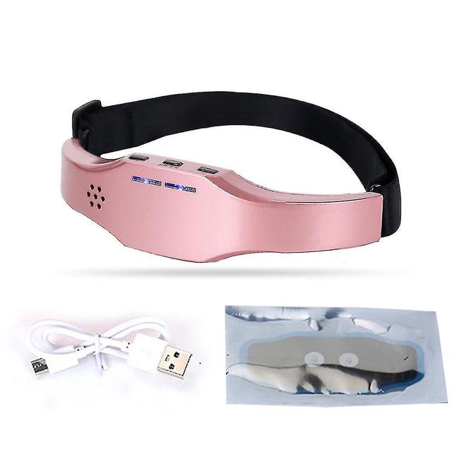 Electric Massar Brain Anti Stress Slee Aid Therapy Sleep In [free Shipping] Pink on Productcaster.