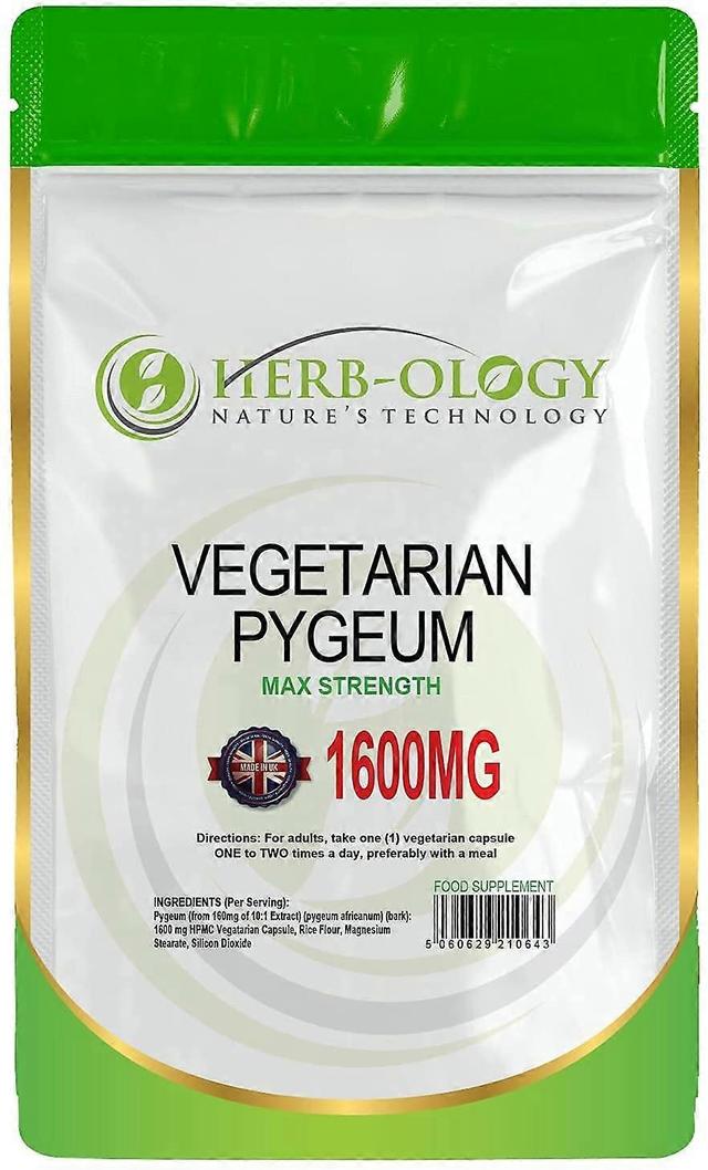 Herb-ology Pygeum (1600mg) 1 Pouch (120 Capsules) on Productcaster.