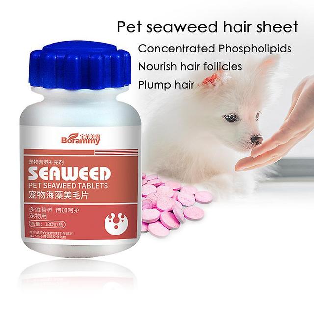 Rion Pet Seaweed Beauty Hair Tablets 180 Capsules Dog Calcium Supplements For Dogs And Cats on Productcaster.