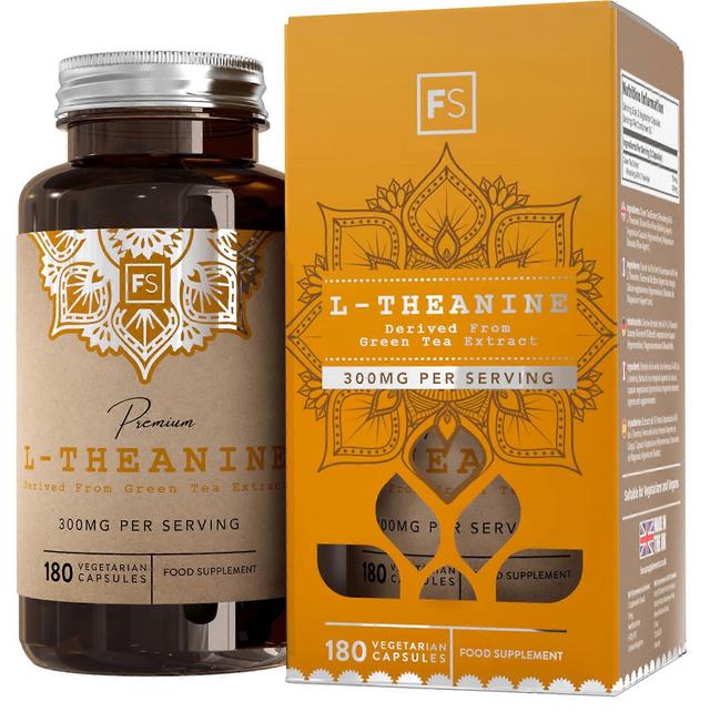 Focus Supplements L-Theanine (300mg) 90 Kapsler 1 Bottle (180 Capsules) on Productcaster.