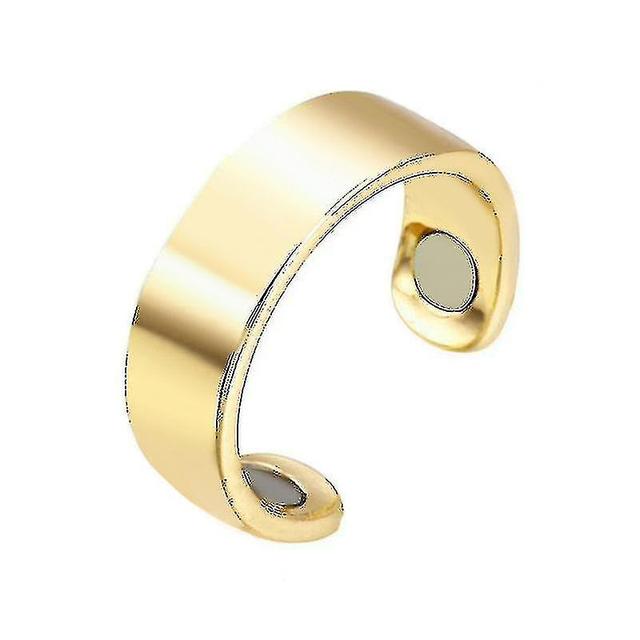 Magnetic Slimming Rings Natural Fat Burning Slimming Ring Magnetic Stimulation Acupoint Burning Fat Slimming Body Health Care Gold2 - on Productcaster.