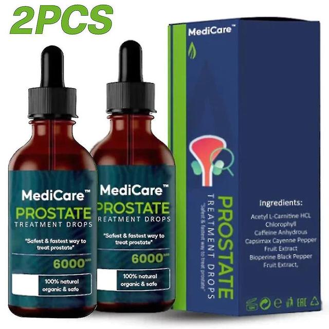 2pcs Prostate Drops Body Care Liquid Men Relieve Urinary Pain Frequent Urination Agent on Productcaster.