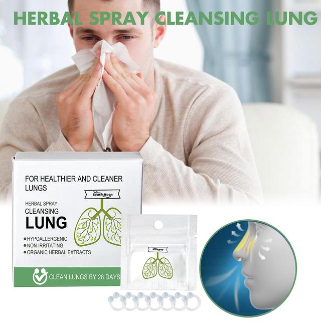 Lbh clean Cleaning Lung Herbal Extracts Ring, Organic Herbal Lung Cleansing Detoxifying Repair Ring, for Lung Health on Productcaster.