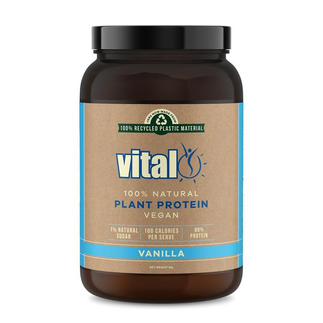 Vital Elintärkeä kasviproteiini vanilja 1kg on Productcaster.