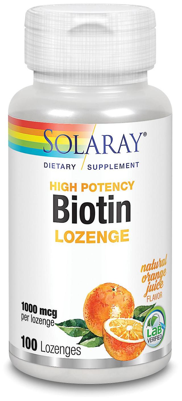 Solaray Biotin 1000mcg 100 Kapsler on Productcaster.