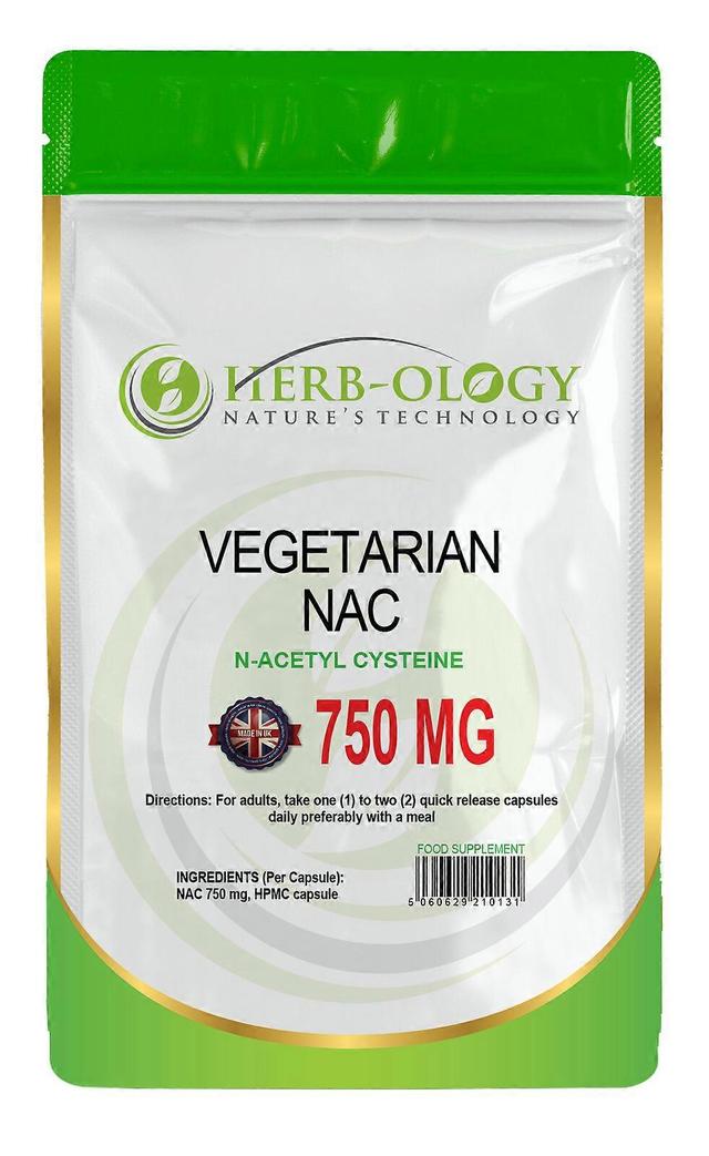 Herb-ology N-Asetyyli cysteiinikapselit (750mg) 1 Pouch (180 Capsules) on Productcaster.