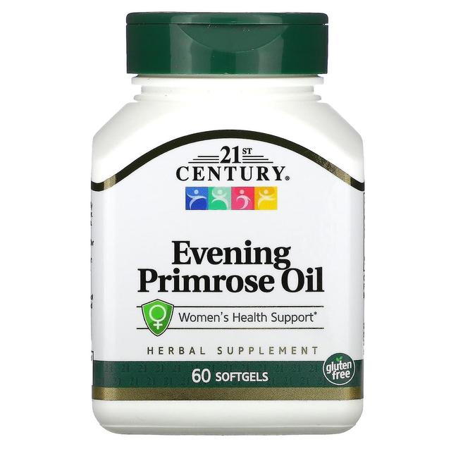 21st Century, Evening Primrose Oil, Women's Health Support, 60 Softgels on Productcaster.