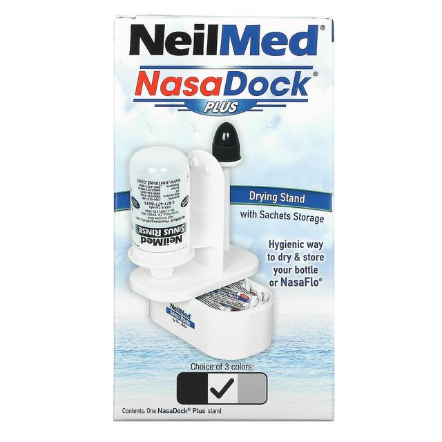 NeilMed, NasaDock Plus, Drying Stand with Sachets Storage, White, 1 NasaDock Plus Stand on Productcaster.