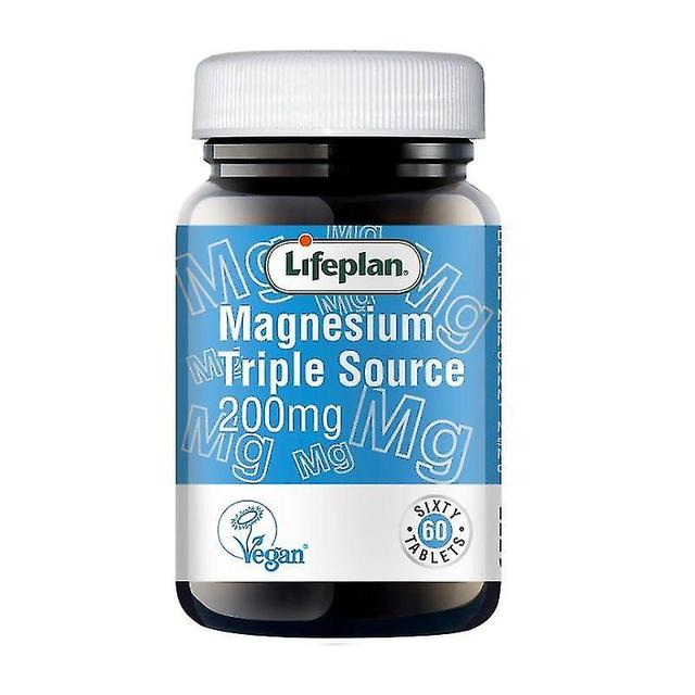 Life Plan Lifeplan Magnesium Triple Source 200mg Tabs 60 (FA0219) on Productcaster.