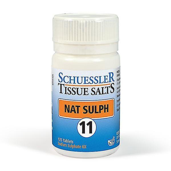 Schüßler Gewebssalze 125 Tabletten - nat sulph, Nr. 11 | Flüssigkeitshaushalt on Productcaster.