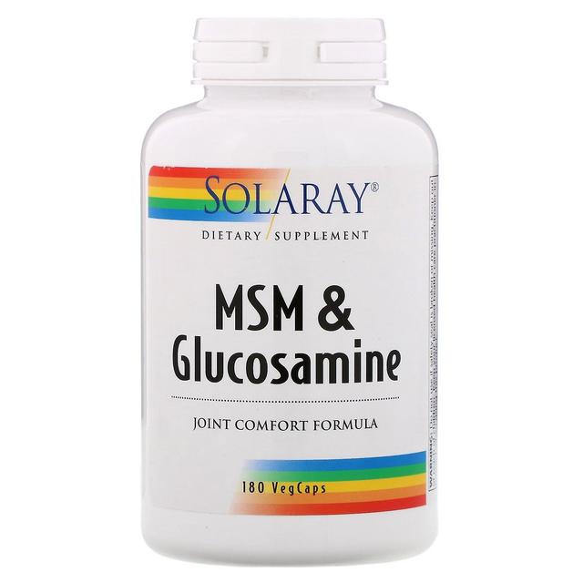 Solaray, MSM & Glucosamine , 180 VegCaps on Productcaster.