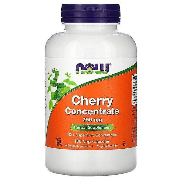 NOW Foods Ora Alimenti, Cherry Concentrate, 750 mg, 180 Veg Capsule on Productcaster.