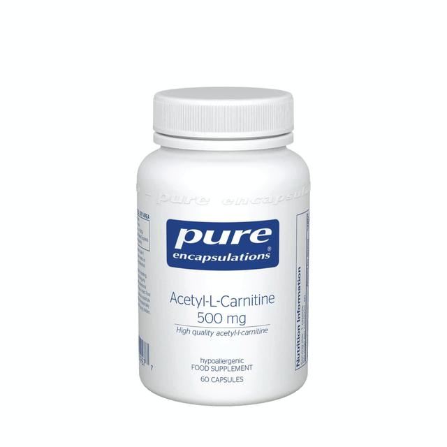 Pure Encapsulations Reine Verkapselungen Acetyl-L-Carnitin 500mg 60's on Productcaster.