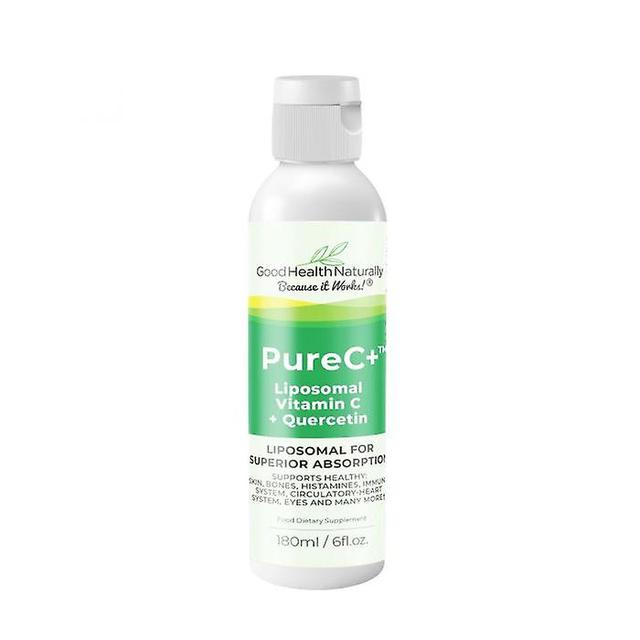 Good health naturally purec+ liposomal vitamin c + quercetin 180ml on Productcaster.