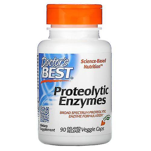 Doctor's Best Ärzte Beste proteolytische Enzyme, 90 vegetarische Kapseln (2er Packung) on Productcaster.