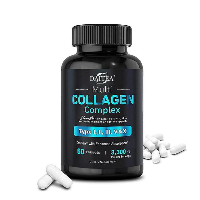 Vorallme Daitea Collagen Complex Capsules Promotes Skin Elasticity And Moisture Level Supports Shine Hair And Nails Relieves Joint Pain 60 count-1 ... on Productcaster.