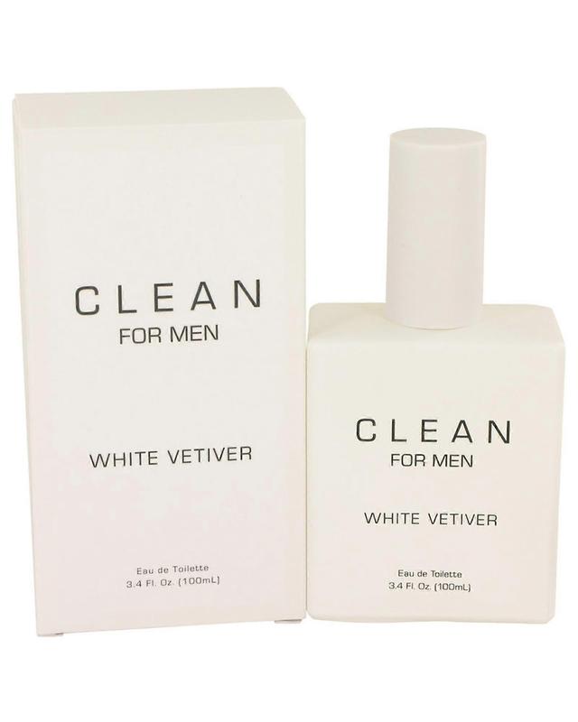 Clean White Vetiver for Men Eau de Toilette 3.4 oz Aromatic Woodsy. 100 ml on Productcaster.