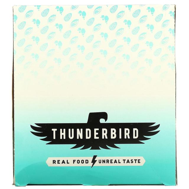 Thunderbird, Superfood Bar, Chocolade Amandelboter Zeezout, 12 Repen, 1,7 oz (48 g) Elk on Productcaster.